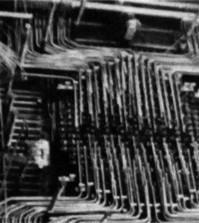 Верх реактора при монтаже