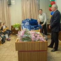 В Физико-энергетическом институте поздравили первоклассников – детей сотрудников предприятия.