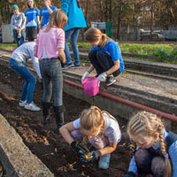 Сотрудники ГНЦ РФ – ФЭИ вместе с движением «Возродим наш лес» посадили деревья в оранжерее предприятия.