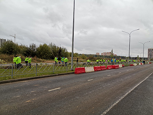 Лекция «Одним из ключевых событий эковыезда стала волонтерская инициатива - посадка растений на улице Славского.
