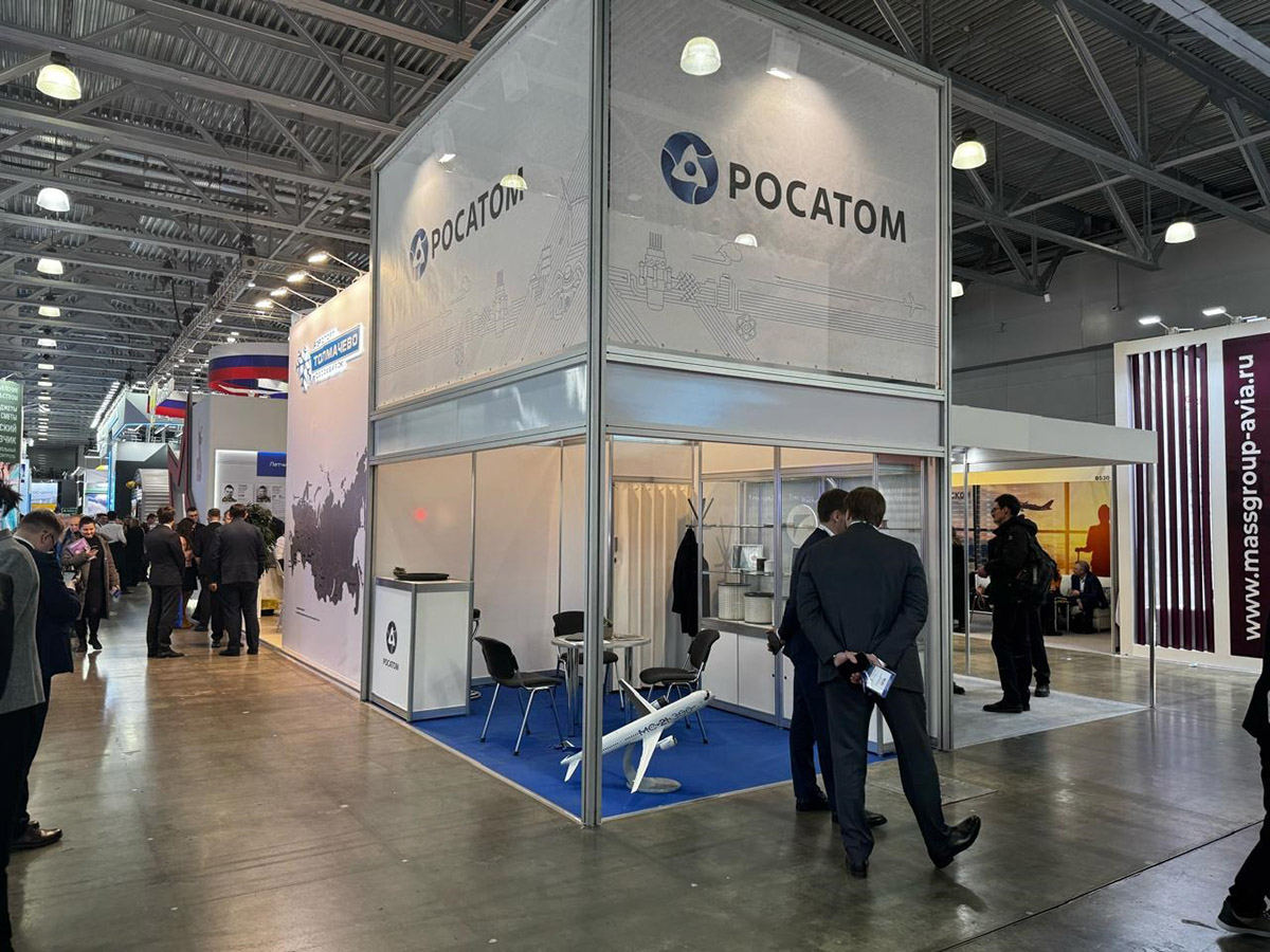 «Росатом» принял участие в национальной выставке гражданской авиации NAIS-2025