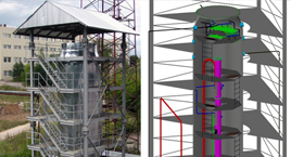 Крупномасштабный теплогидравлический стенд «РУ-ЗО» (реакторная установка – защитная оболочка)