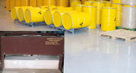 Технология иммобилизации концентрированных жидких радиоактивных отходов методом геоцементирования