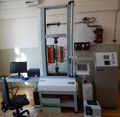 Машина УТС 111.2-50 для испытаний на растяжение и ползучесть при температурах до  1200 °С.